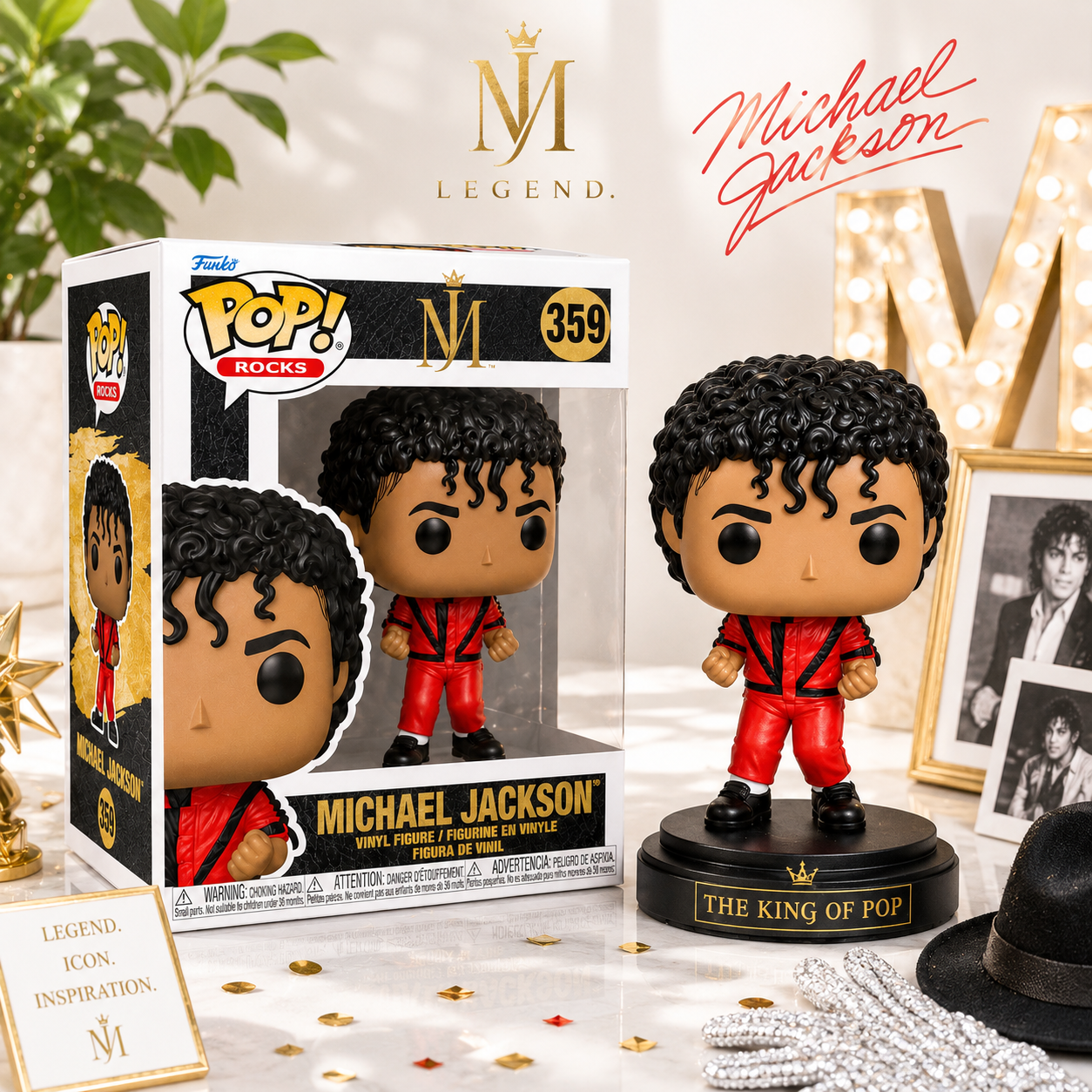Funko Pop! Rocks: Michael Jackson (Thriller) #359 (VAULTED)