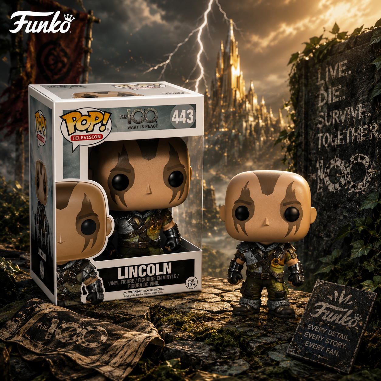 Funko POP! Television: The 100 - Lincoln  (VAULTED)