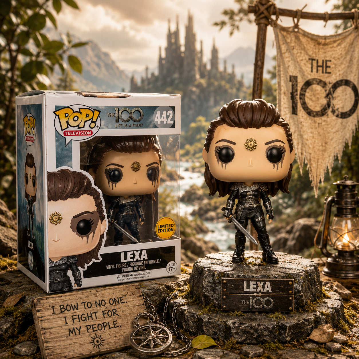 Funko Pop! Television: The 100 - Lexa (CHASE) #442 (VAULTED)