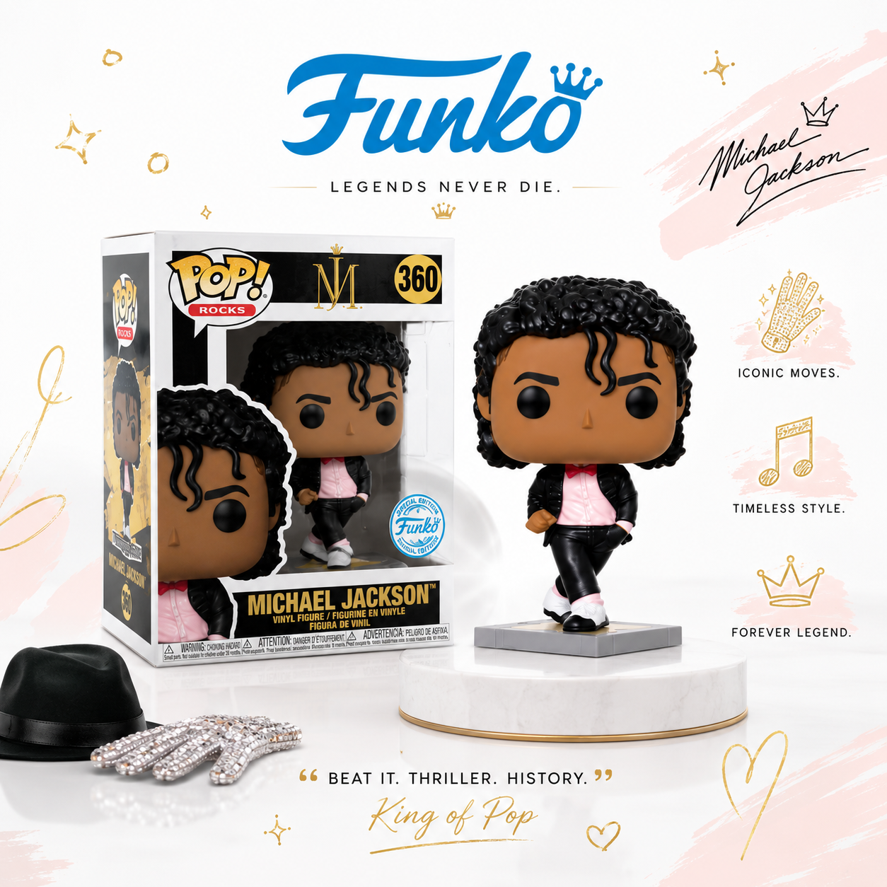 Funko Pop! Rocks: Michael Jackson (Billie Jean) #360