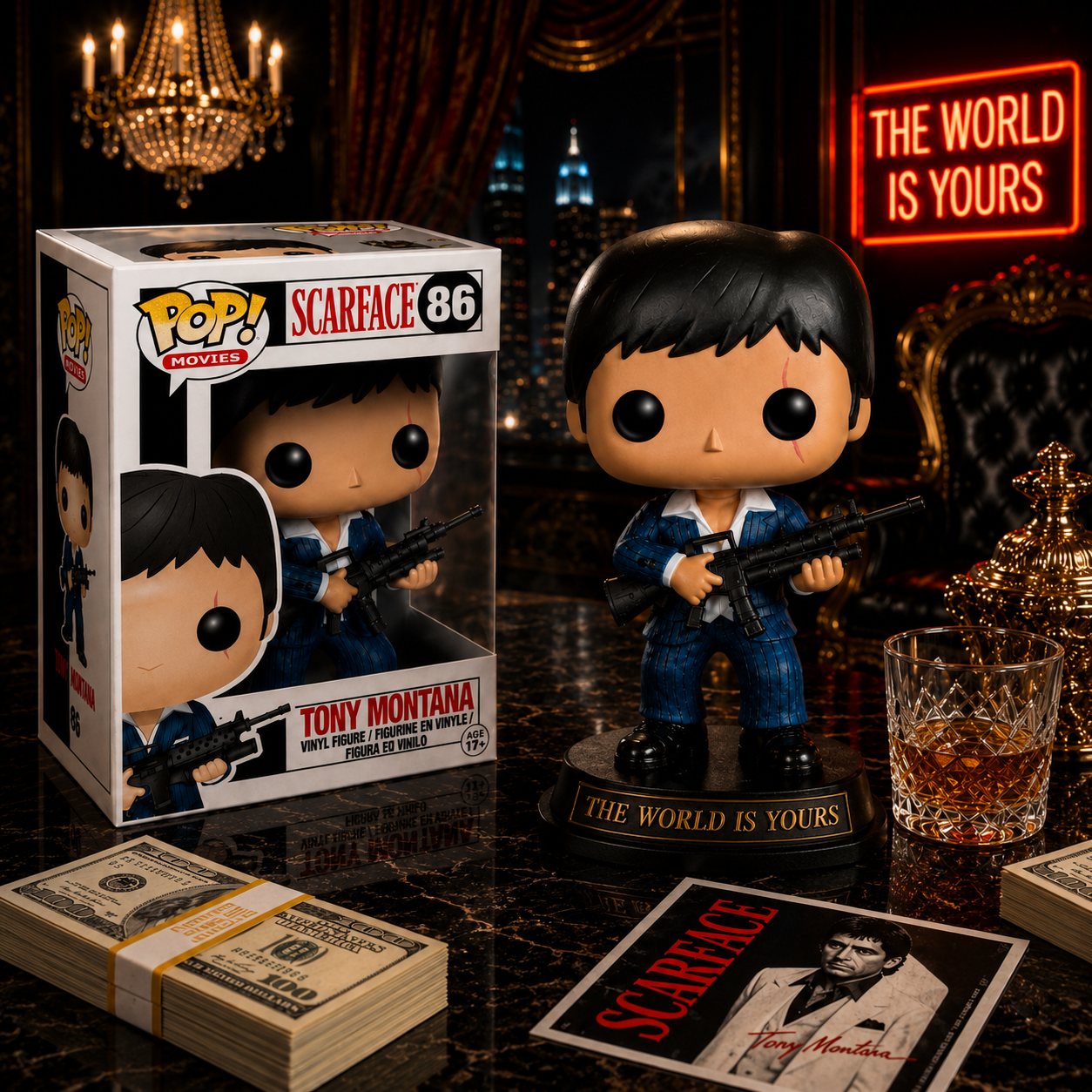 Funko Pop! Movies: Scarface - Tony Montana Figure #86 (VAULTED)