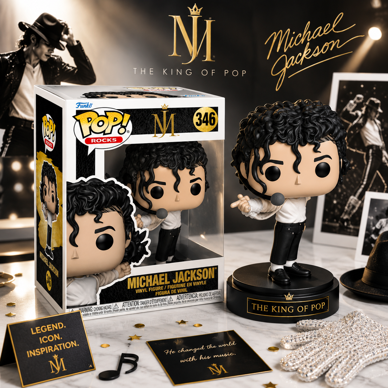 Funko Pop! Rocks: Michael Jackson (1993 Super Bowl) #346
