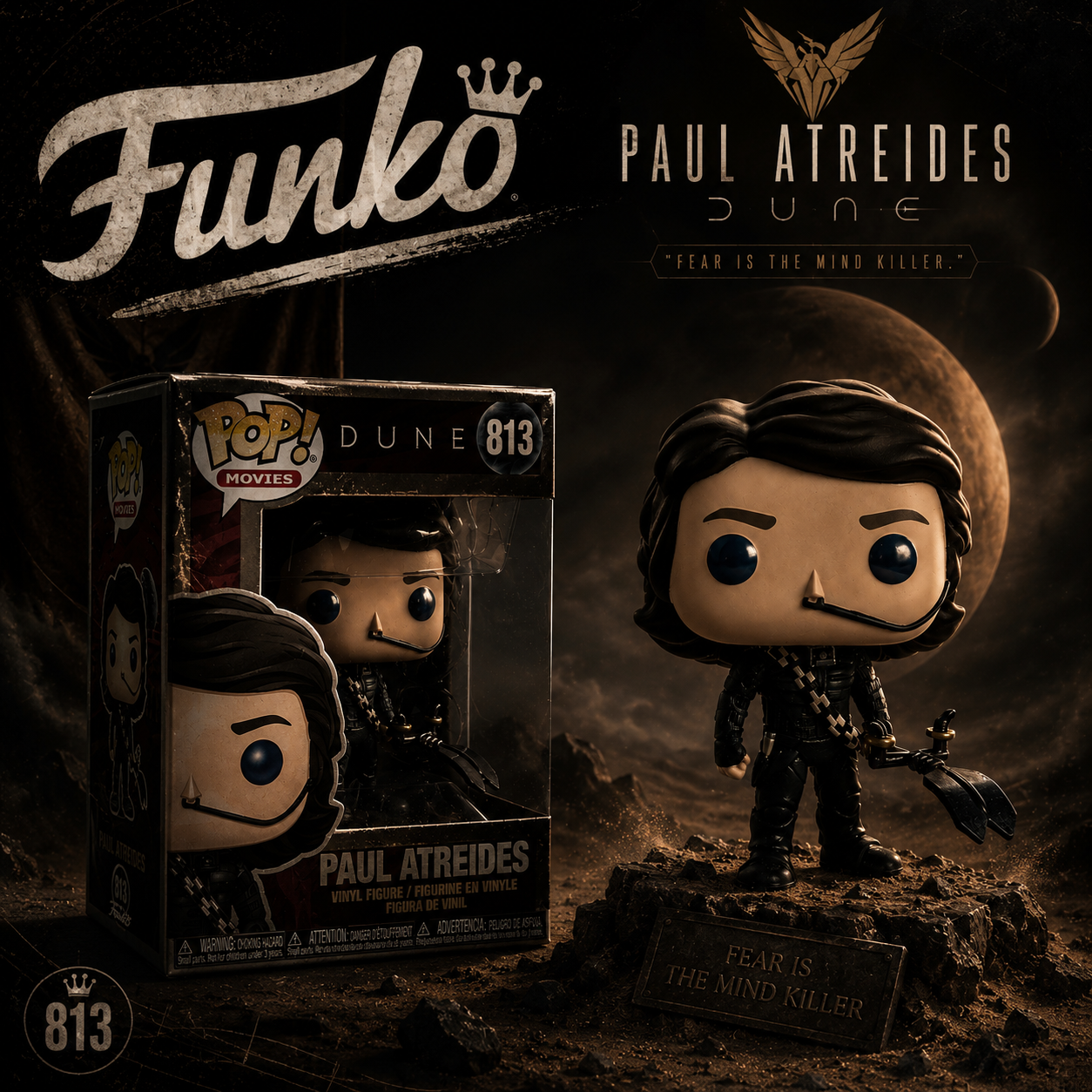 Funko POP! Movies: Dune Classic - Paul Atreides #813 (VAULTED)