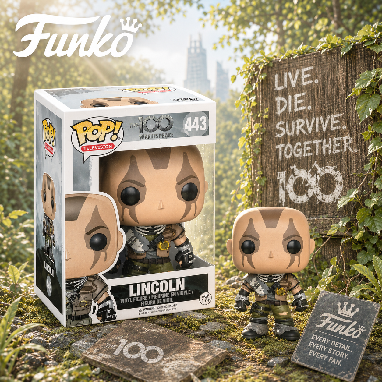 Funko POP! Television: The 100 - Lincoln  (VAULTED)