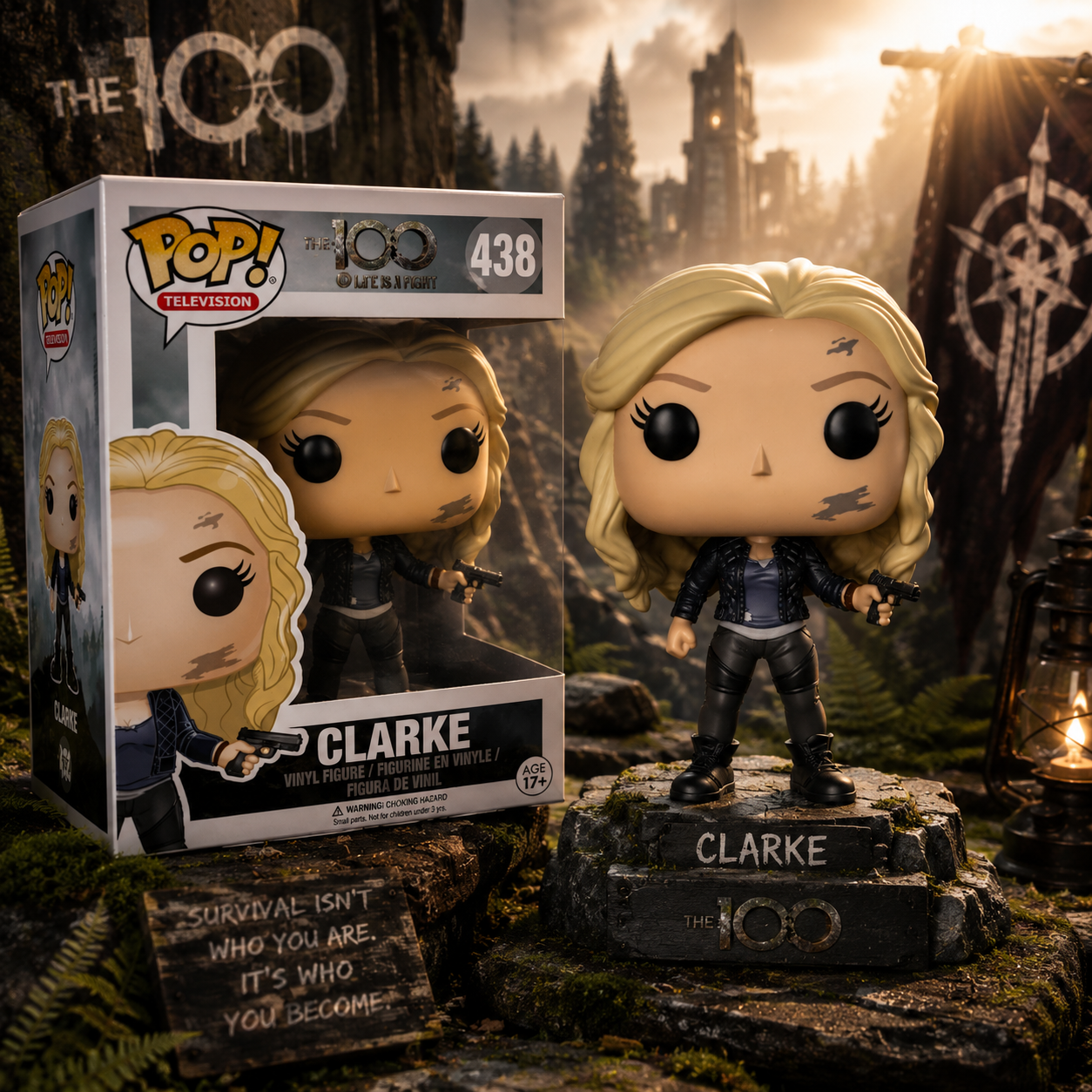 Funko Pop! Television: The 100 - Clarke #438 (VAULTED)