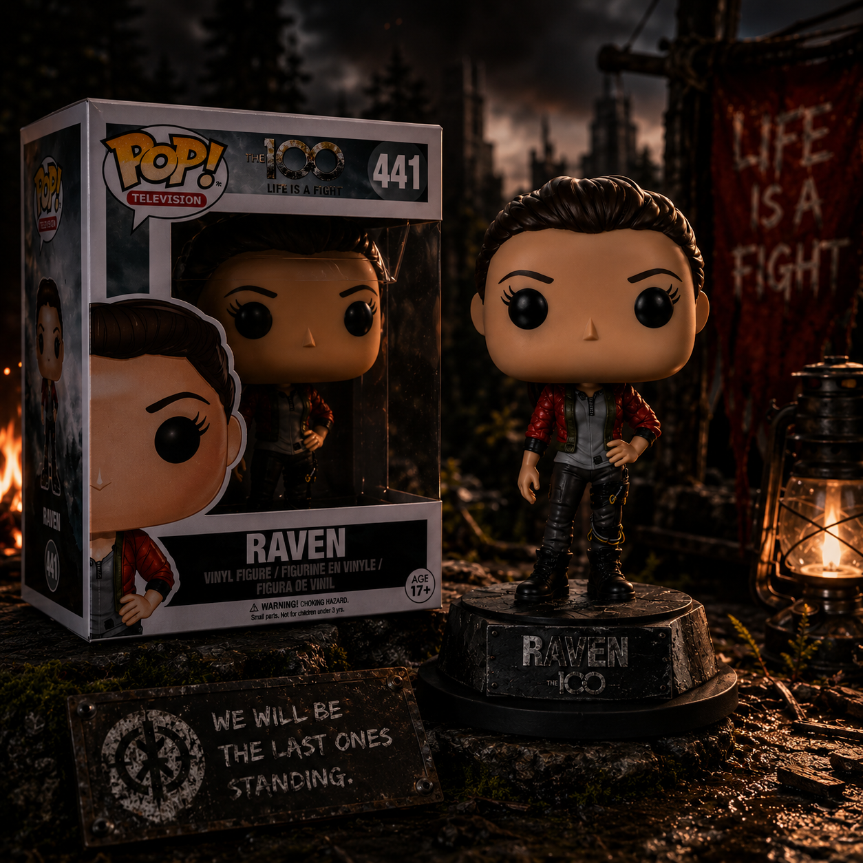Funko Pop! Television: The 100 - Raven #441 (VAULTED)