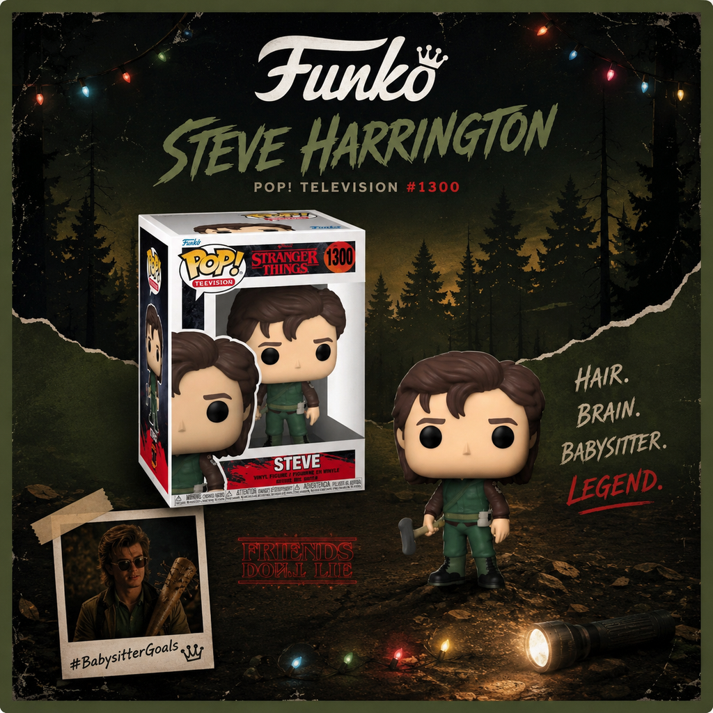 Funko Pop! Television: Stranger Things - Steve #1300 (VAULTED)