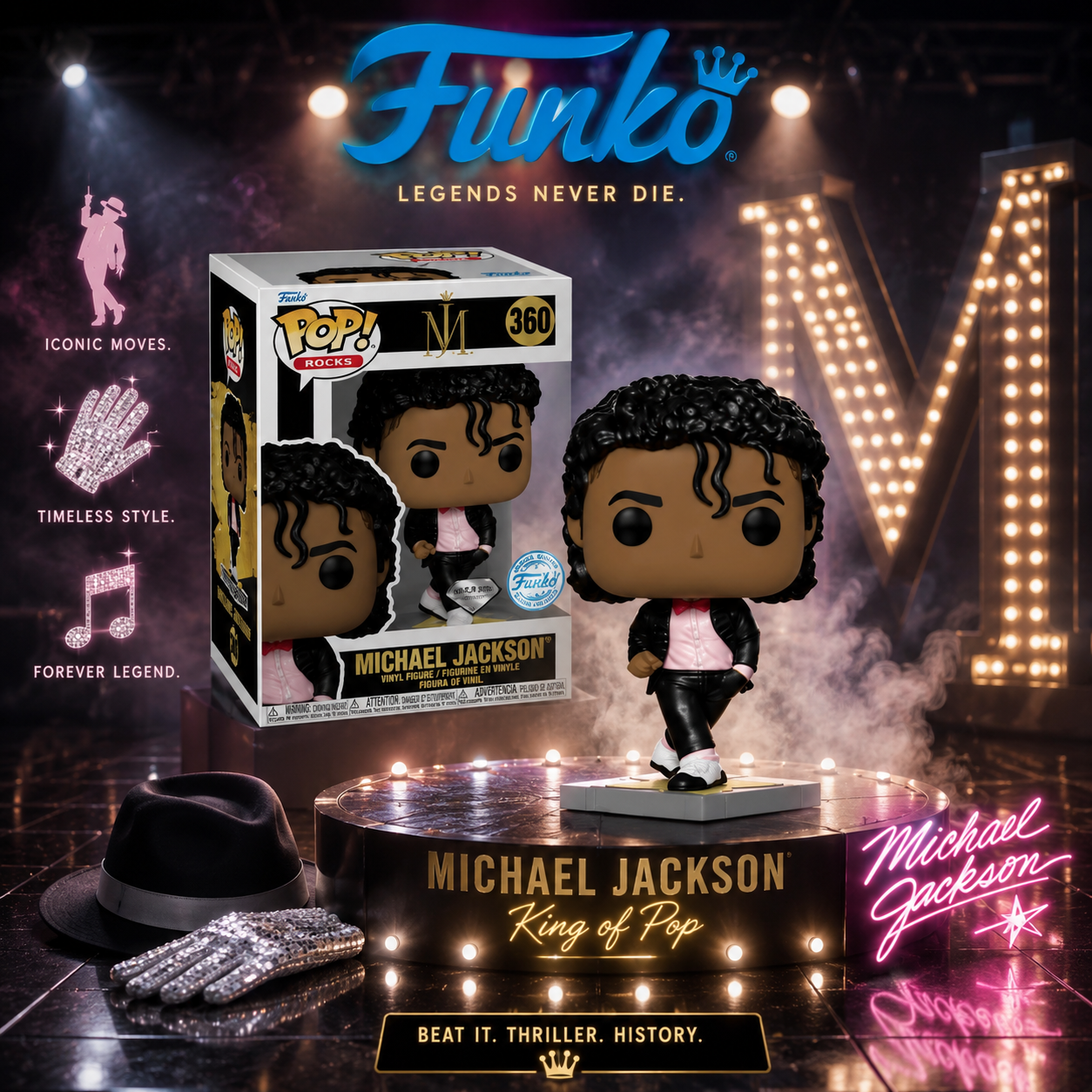 Funko Pop! Rocks: Michael Jackson (Billie Jean) #360