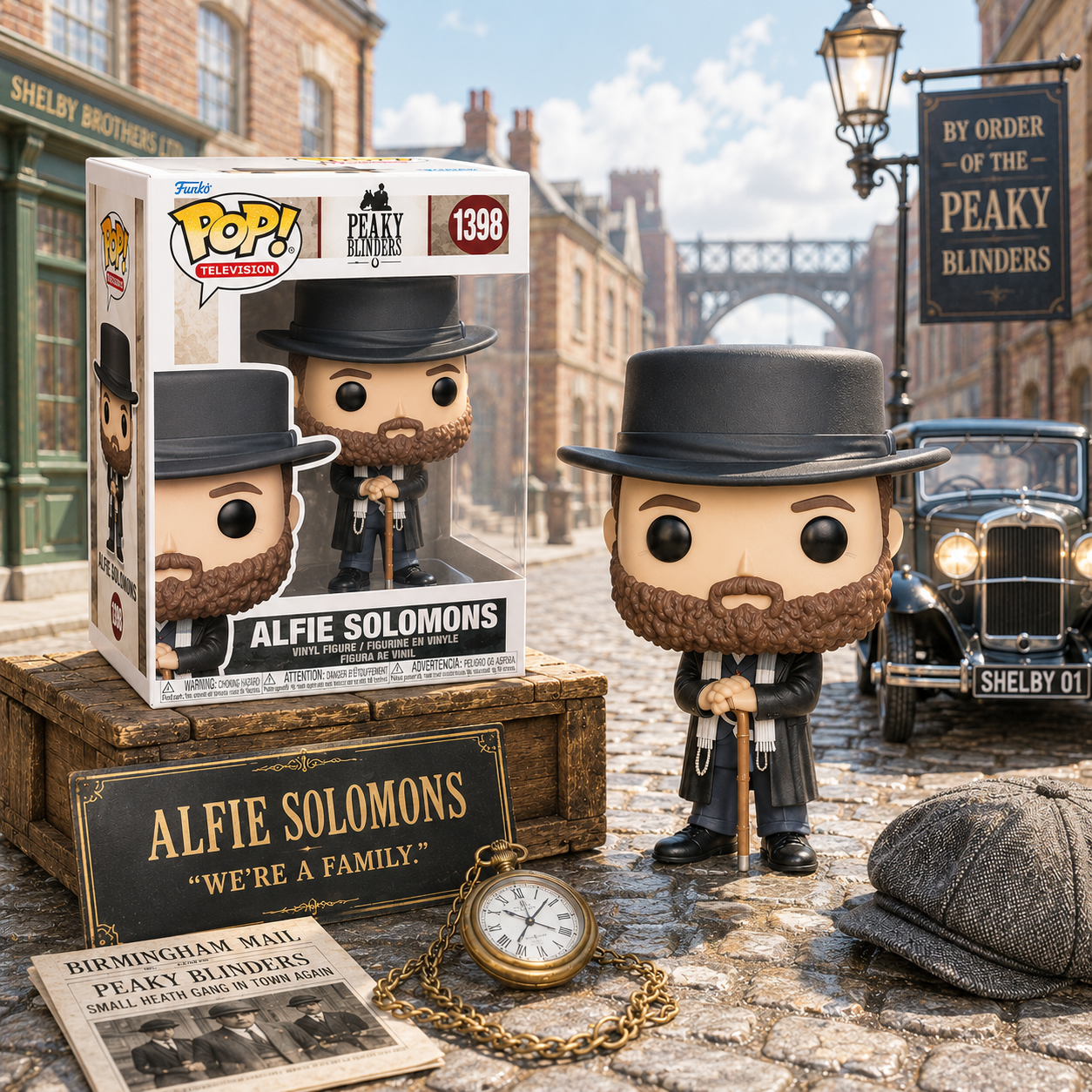 Funko Pop! Television: Peaky Blinders - Alfie Solomons #1398 (VAULTED)