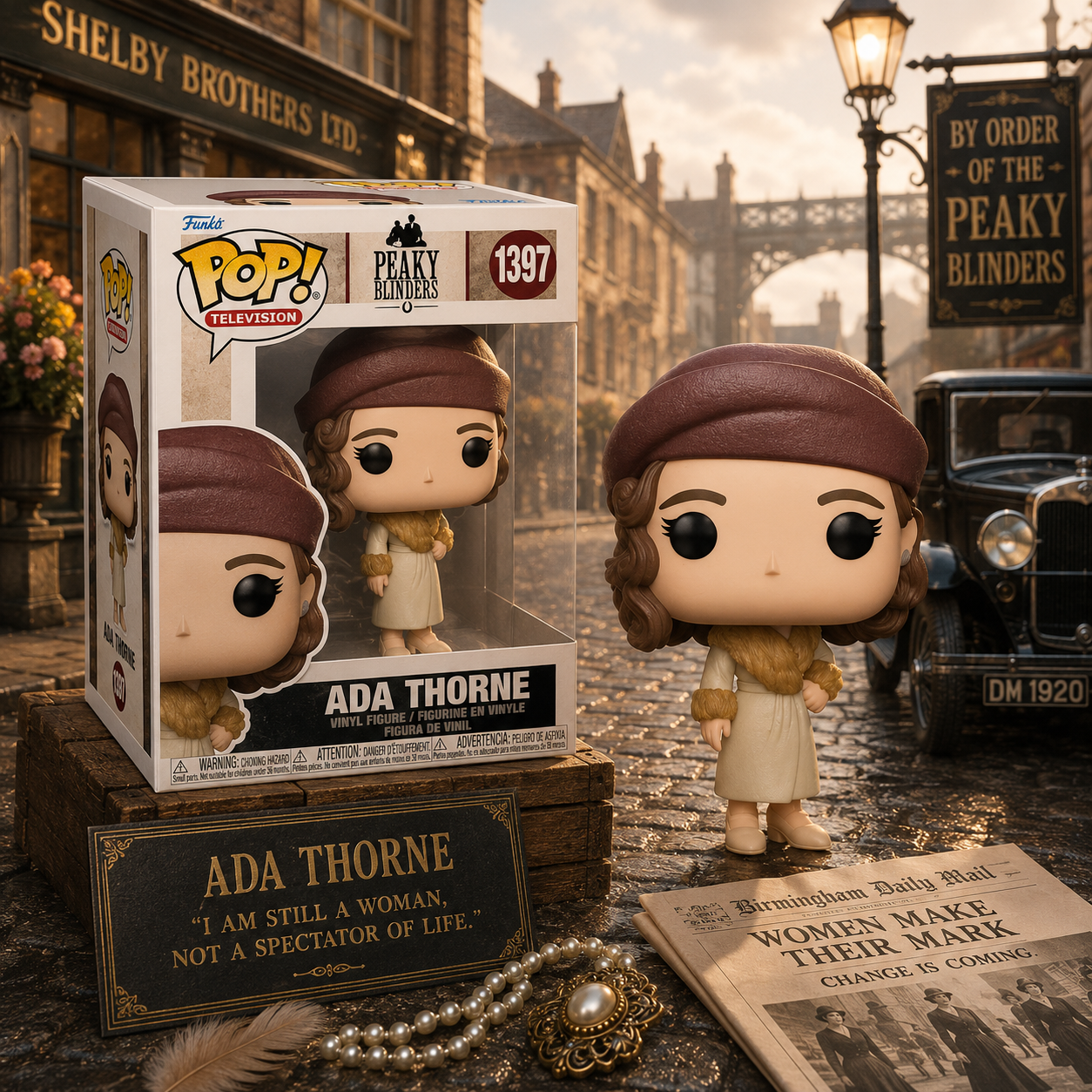Funko Pop! Television: Peaky Blinders - Ada Throne #1397 (VAULTED)