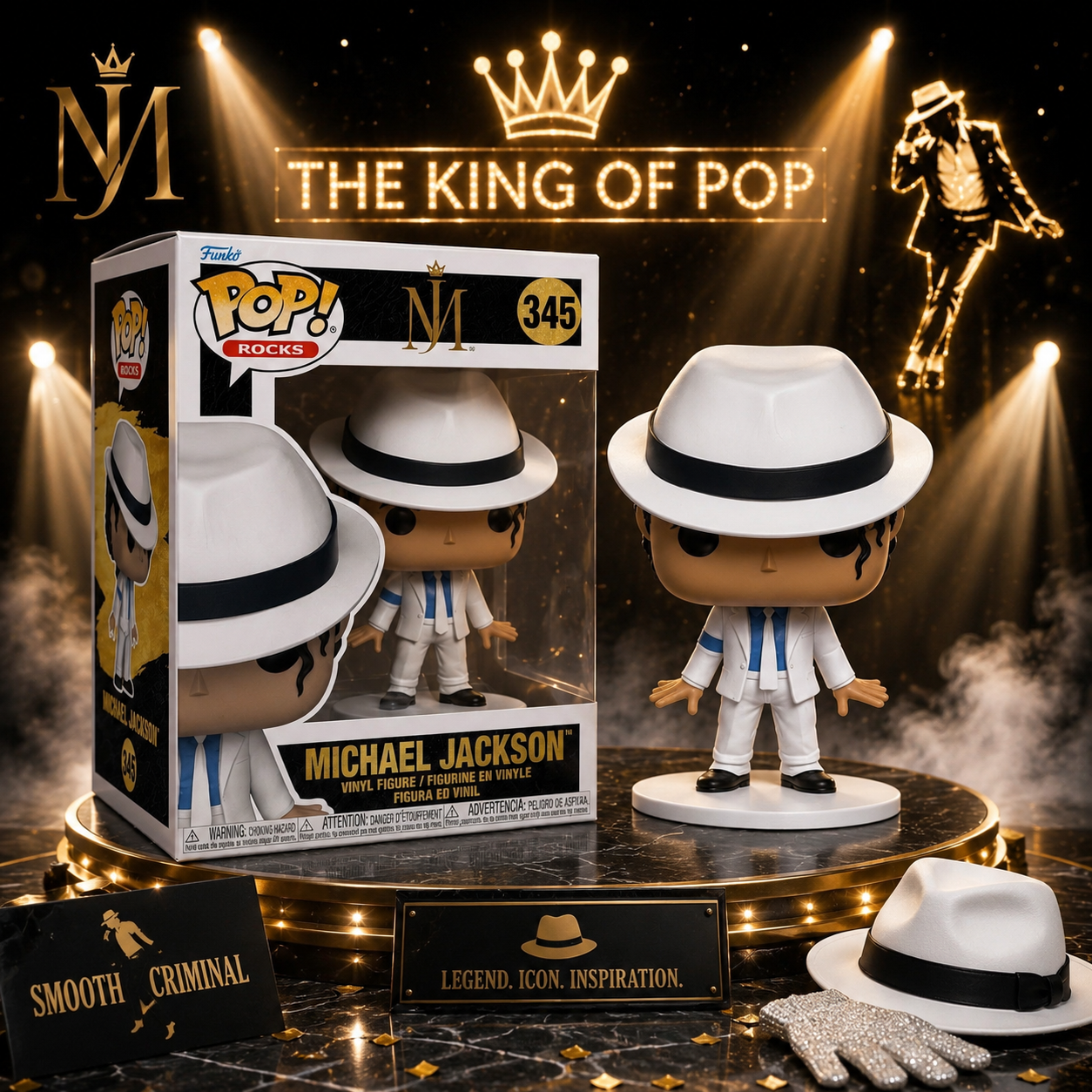 Funko Pop! Rocks: Michael Jackson (Smooth Criminal) #345 (VAULTED)