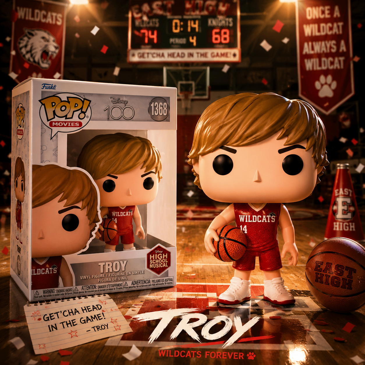 Pop! Movies: High School Musical – Troy Bolton #1368