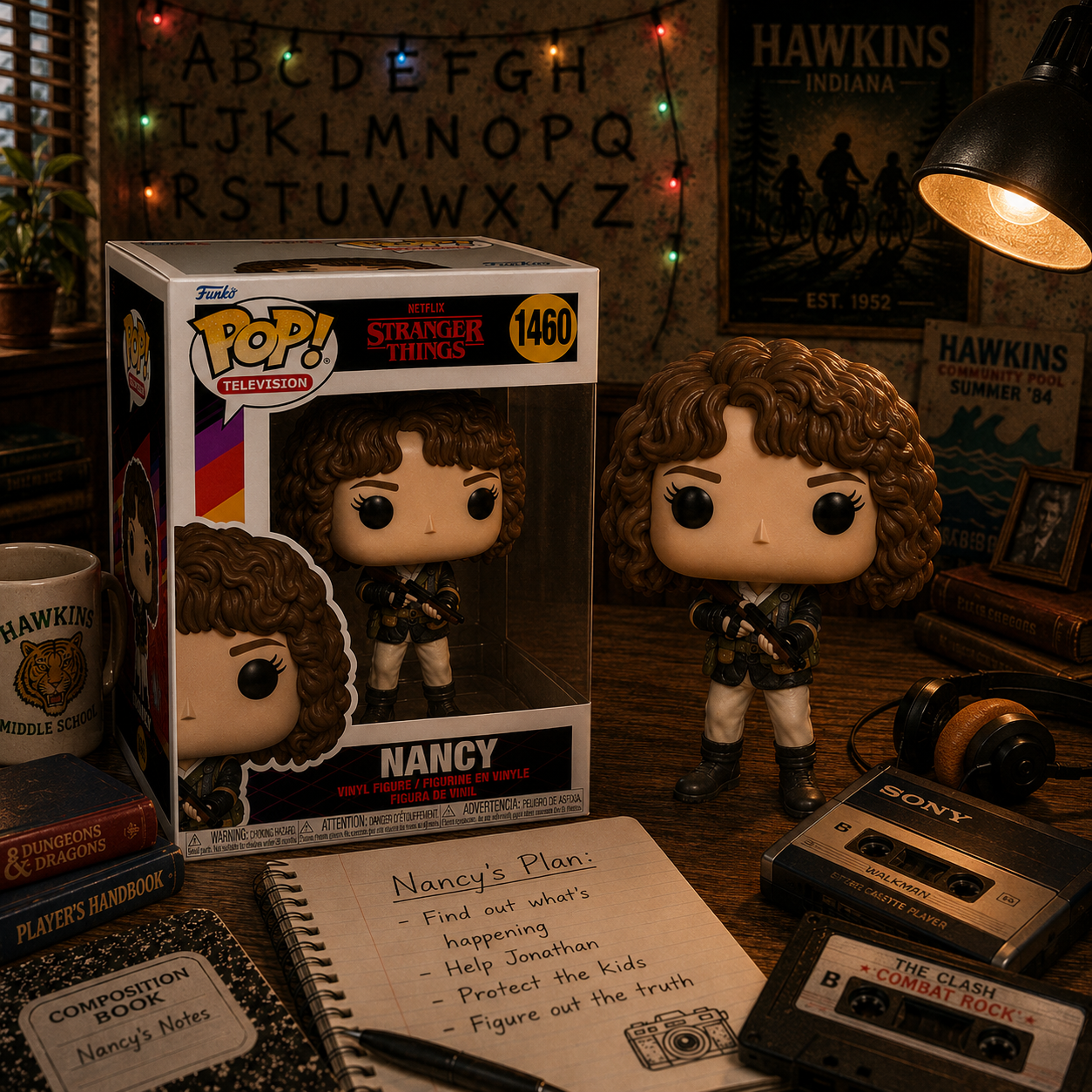 Funko Pop! Television: Stranger Things - Jonathan(S4) #1460.