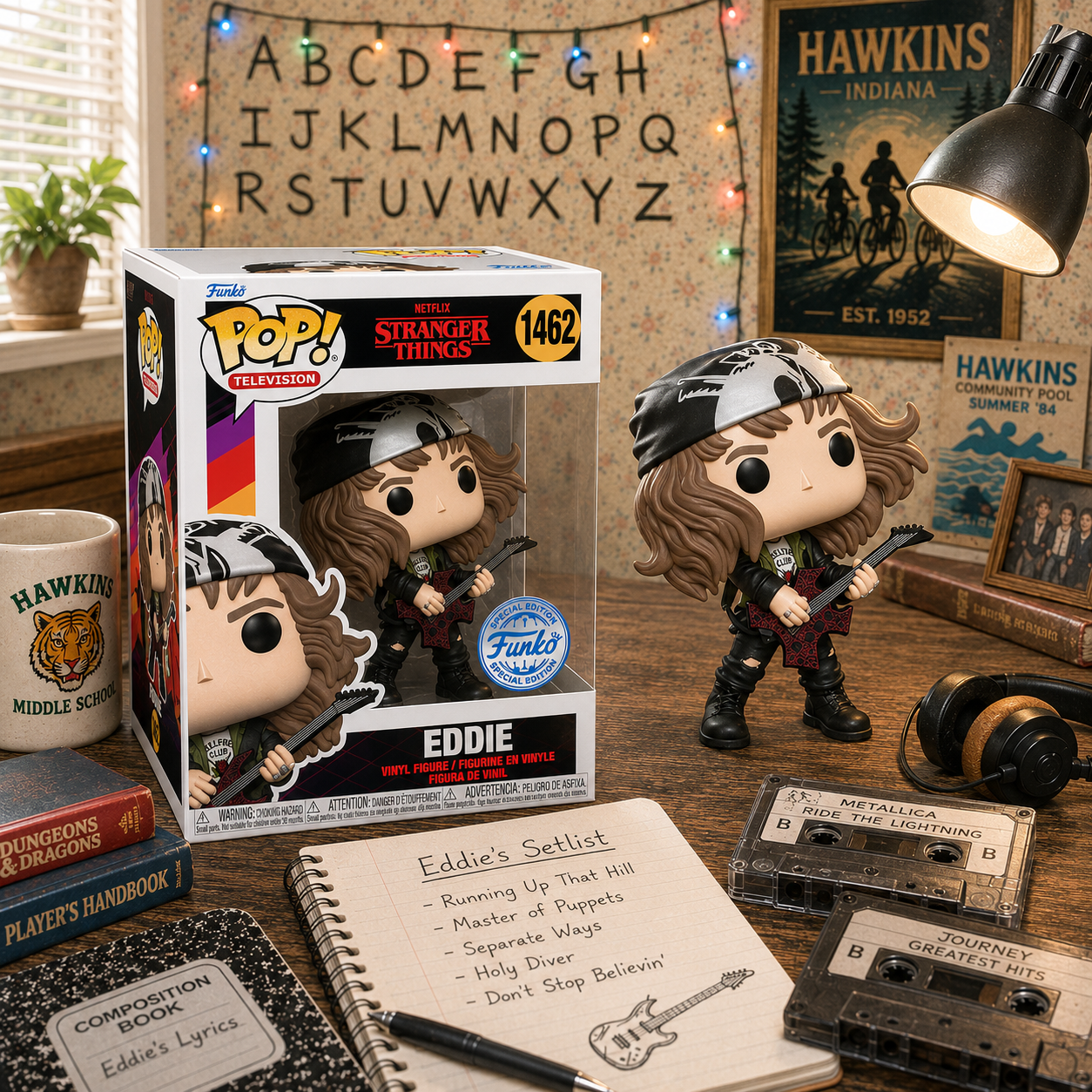 Funko Pop! Television: Stranger Things - Eddie (S4) #1462.