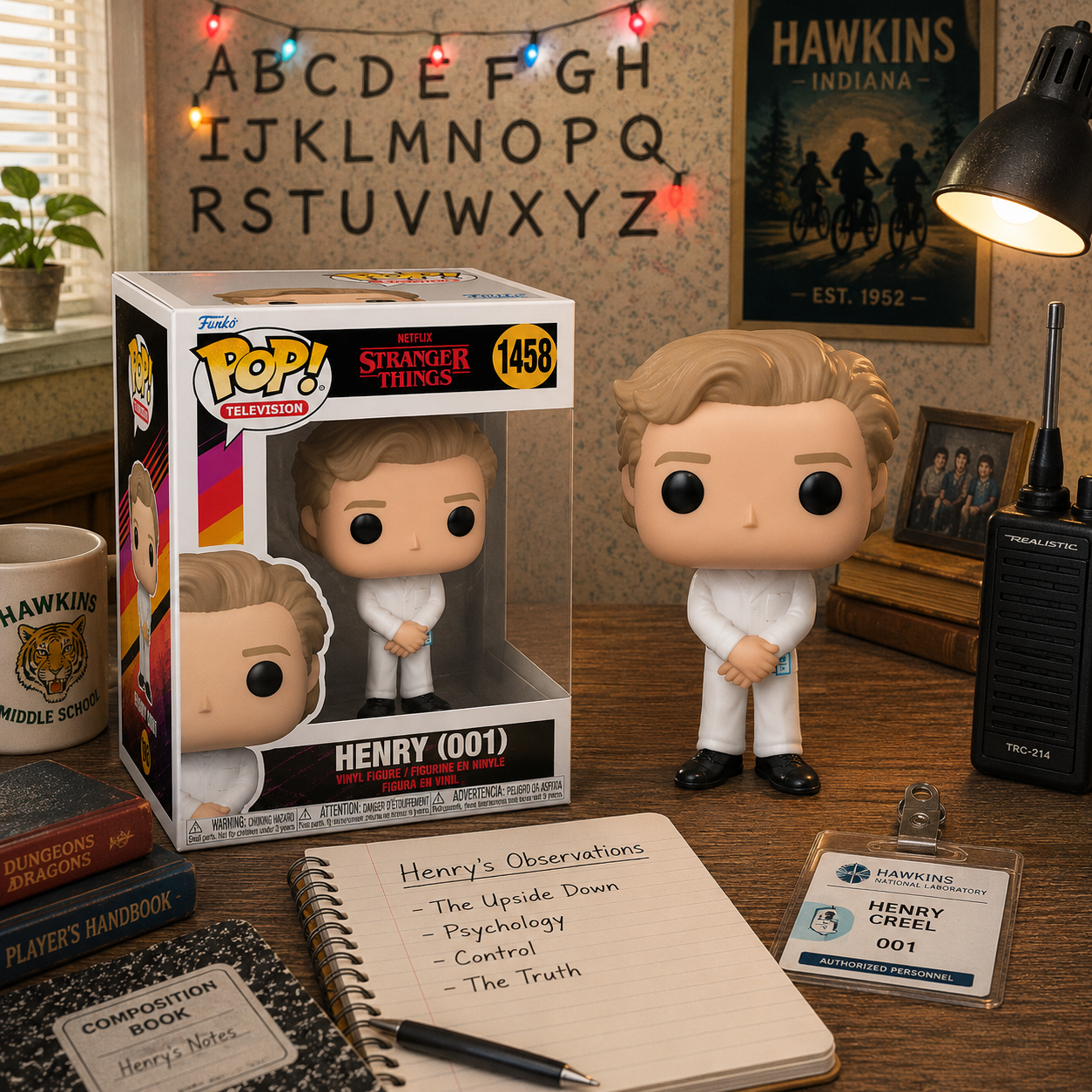 Funko Pop! Television: Stranger Things - Henry 001 (S4) #1458.